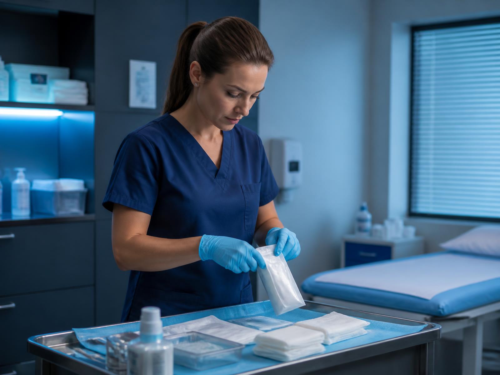 Advanced wound care clinic setting